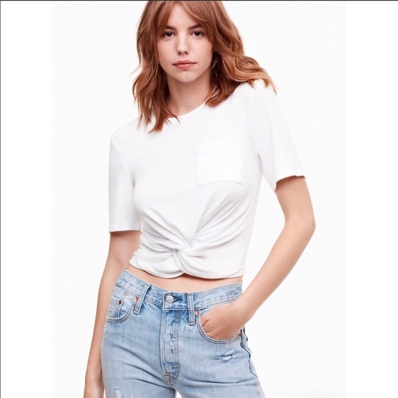 Wilfred Free White Knotted Tee